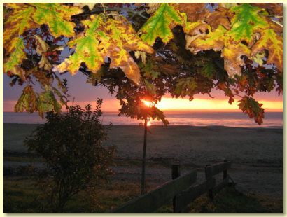 G�stehaus Sonneneck Sonnenuntergang 4